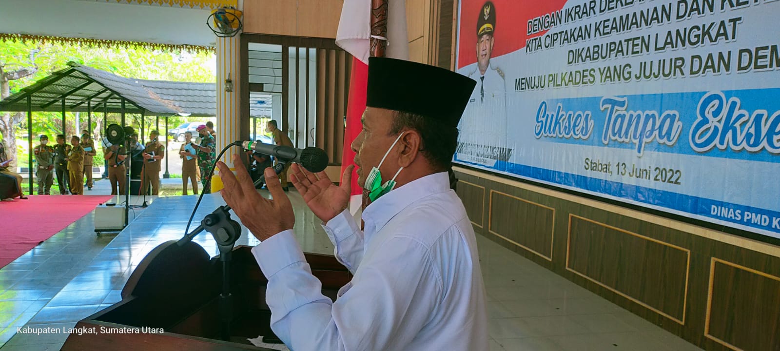 Disaksikan Plt Bupati Langkat, 578 calon kades deklarasi damai Disaksikan Plt Bupati Langkat, 578 calon kades deklarasi damai