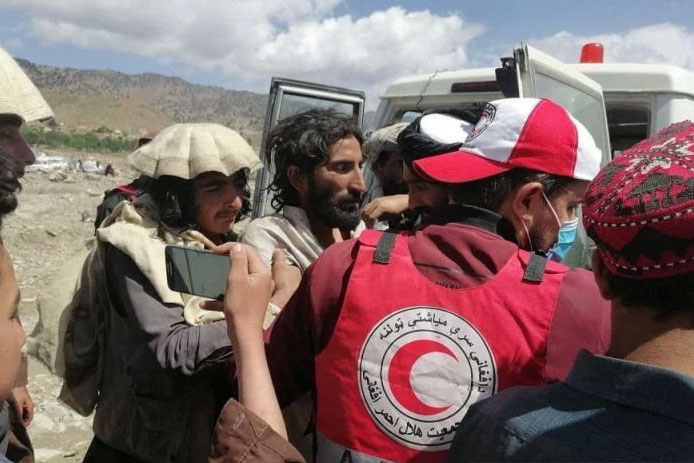 PMI koordinasi dengan Bulan Sabit Merah bantu korban gempa Afghanistan PMI koordinasi dengan Bulan Sabit Merah bantu korban gempa Afghanistan