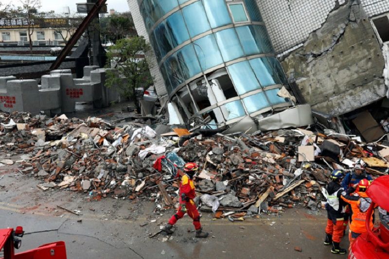 Taiwan diguncang gempa bermagnitudo 6 Taiwan diguncang gempa bermagnitudo 6