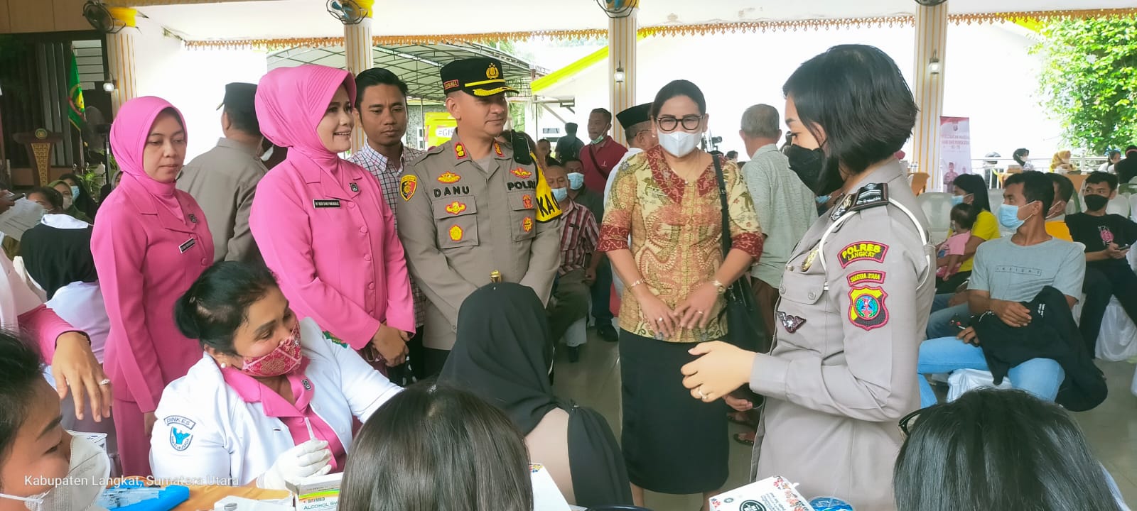 Sambut Hari Bhayangkara ke-76, Polres Langkat gelar bakti kesehatan Sambut Hari Bhayangkara ke-76, Polres Langkat gelar bakti kesehatan