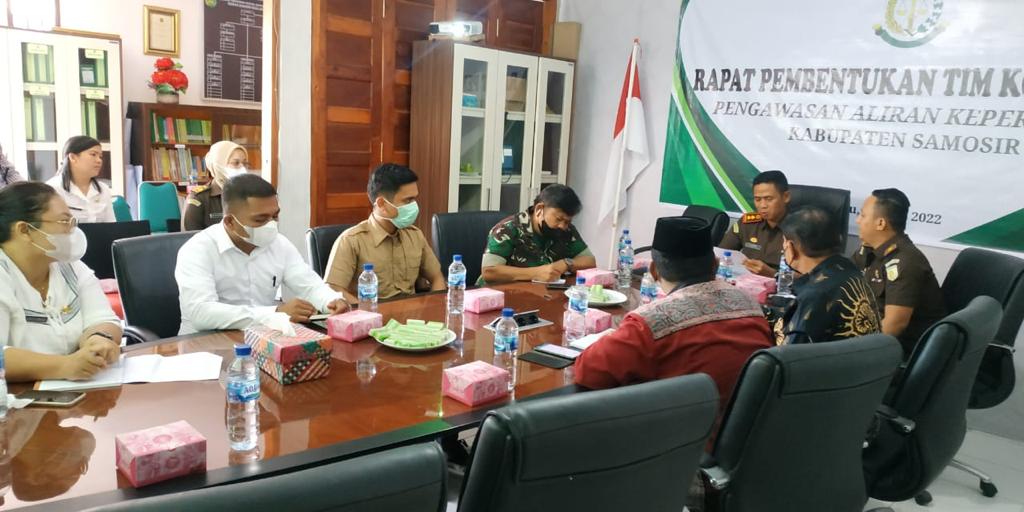 Kejari Samosir gelar rapat koordinasi Pakem dan aliran kepercayaan Kejari Samosir gelar rapat koordinasi Pakem dan aliran kepercayaan