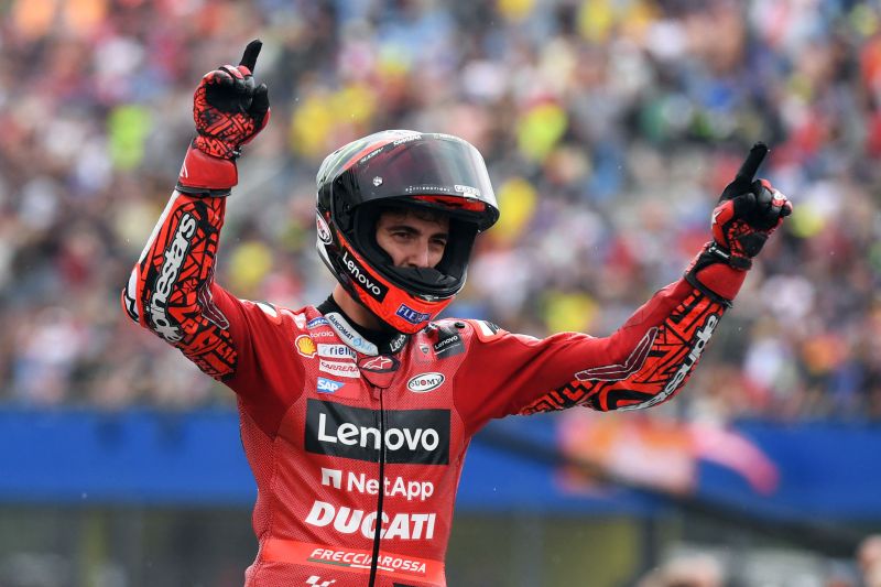 Bagnaia juarai GP Belanda, Quartararo DNF setelah terjatuh dua kali