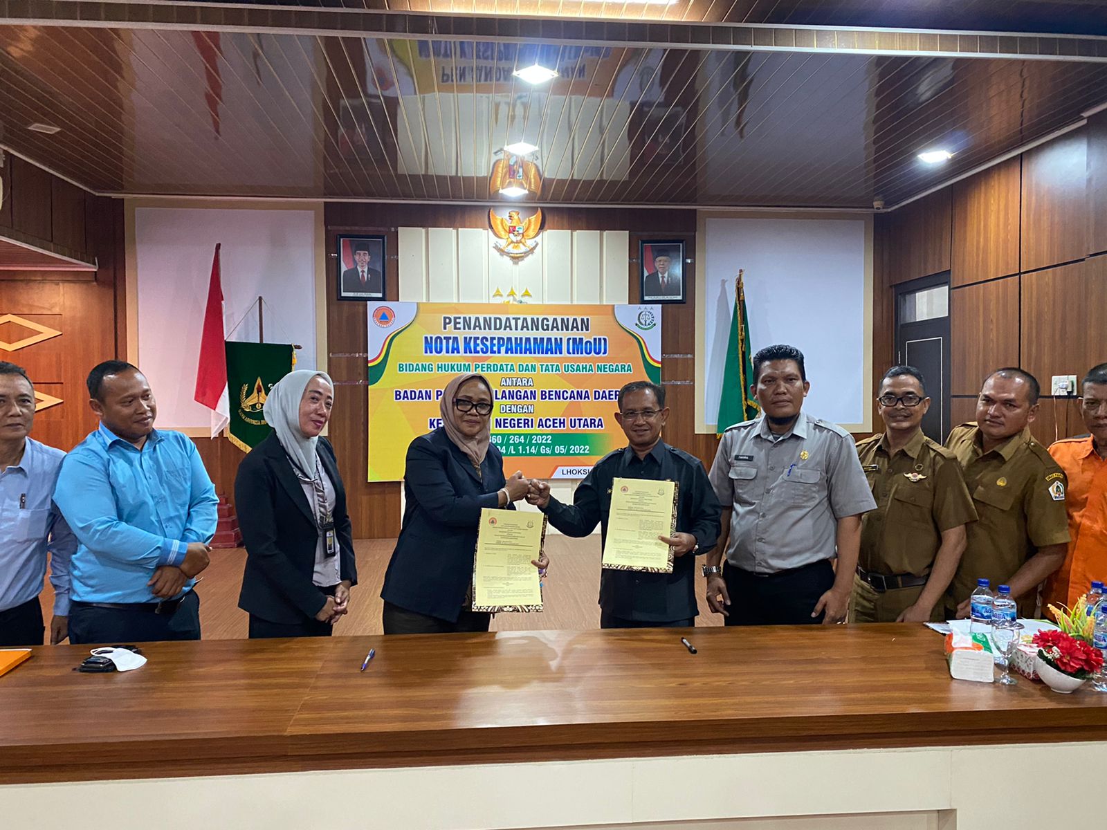 Kejari-BPBD Aceh Utara teken MoU kerjasama bidang perdata dan tata usaha negara Kejari-BPBD Aceh Utara teken MoU kerjasama bidang perdata dan tata usaha negara