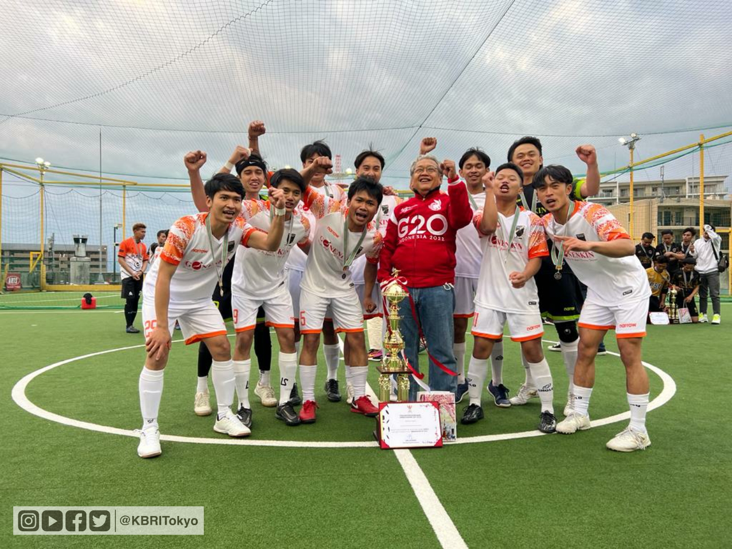 KBRI Tokyo gelar kompetisi futsal Ambassador Cup 2022 bagi WNI di Jepang