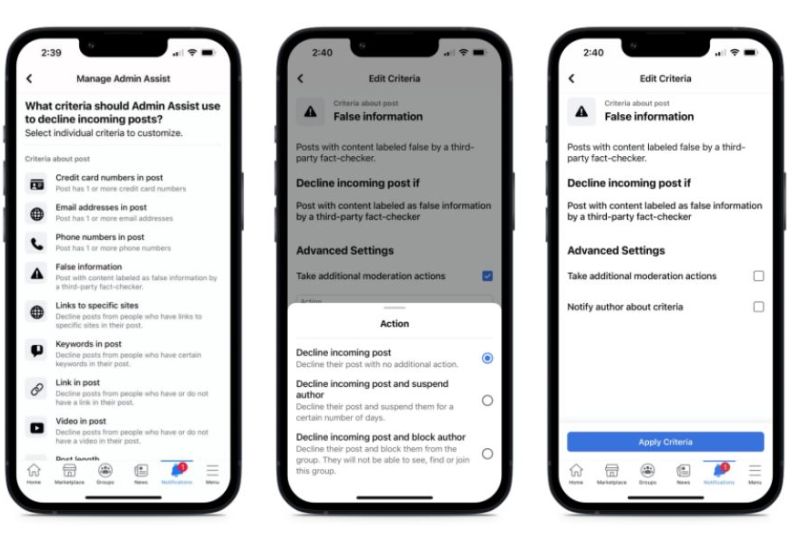 Facebook rilis fitur mungkinkan admin grup hapus unggahan disinformasi