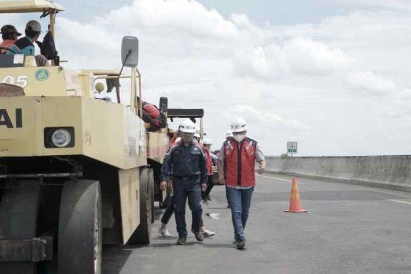 Perbaikan dua Tol Trans Sumatera diharapkan selesai sebelum Idul Fitri