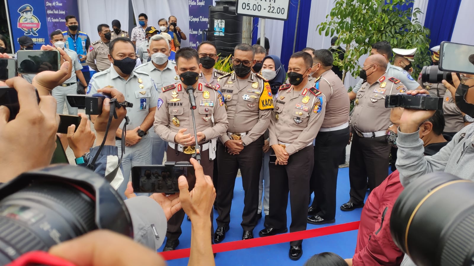 Kakorlantas blusukan jalur mudik Trans Jawa Kakorlantas blusukan jalur mudik Trans Jawa