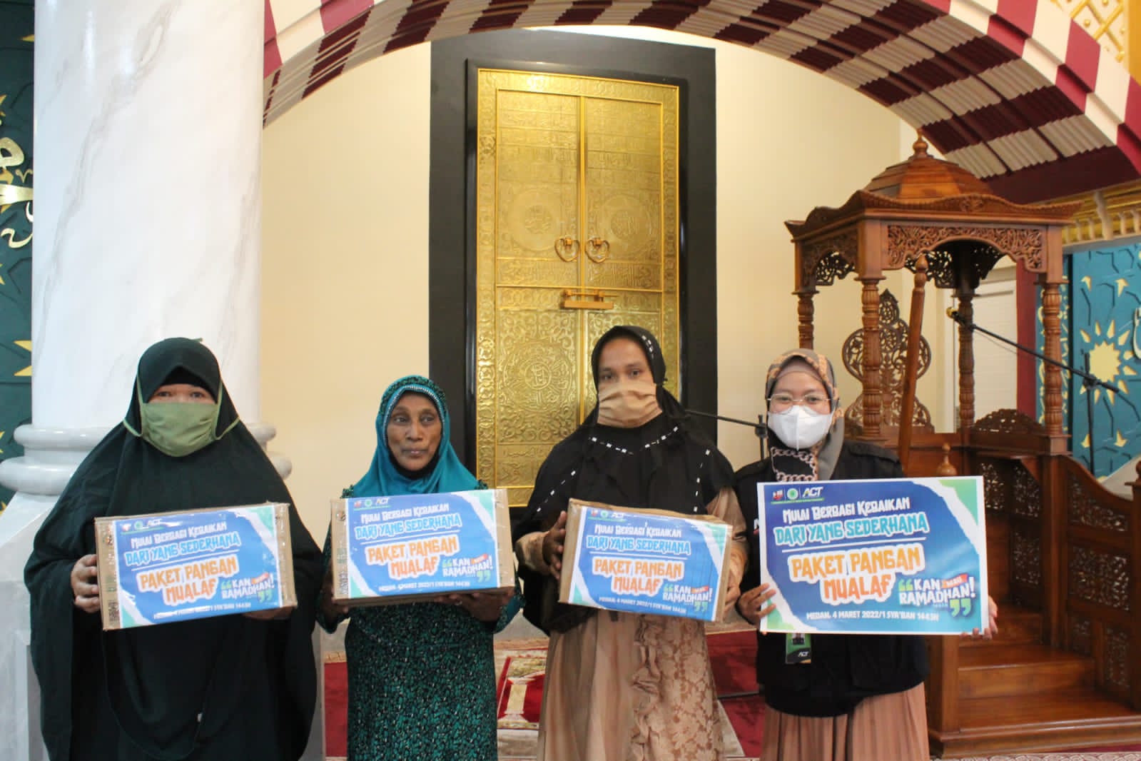 Sambut Ramadan, ACT Medan bagikan paket pangan untuk mualaf Sambut Ramadan, ACT Medan bagikan paket pangan untuk mualaf