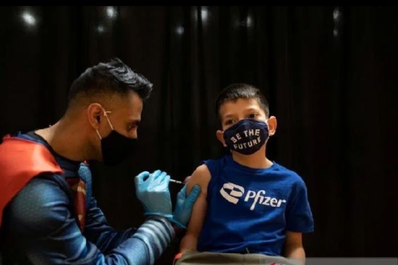 Vaksin Pfizer kurang efektif lindungi anak 5-11 tahun dari Omicron