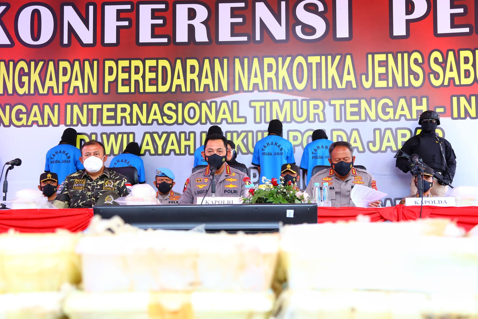 Ungkap sabu 1,196 ton, Kapolri: Kita jaga program pemerintah wujudkan SDM unggul Ungkap sabu 1,196 ton, Kapolri: Kita jaga program pemerintah wujudkan SDM unggul