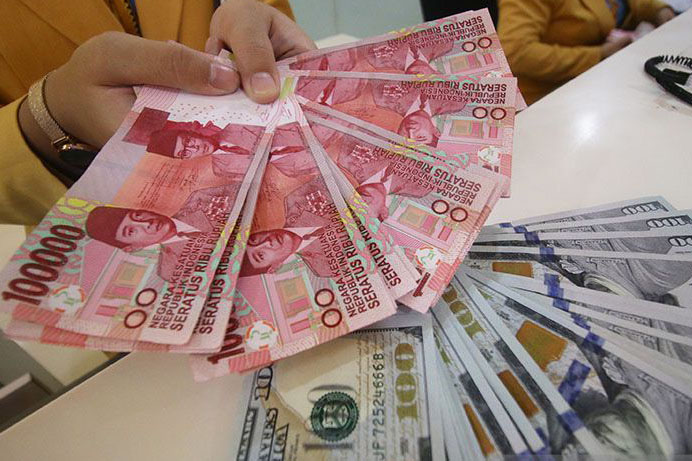 Rupiah Selasa pagi menguat 22 poin
