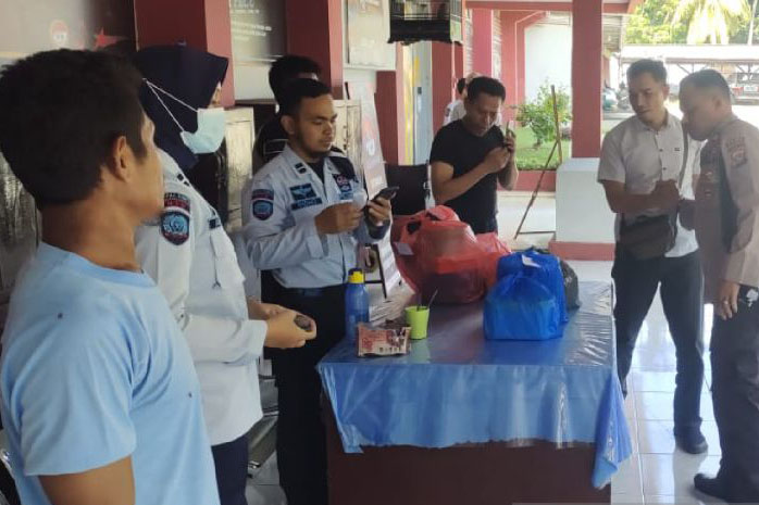 Polisi tangkap dua penyelundup setengah ons sabu ke Lapas Dompu