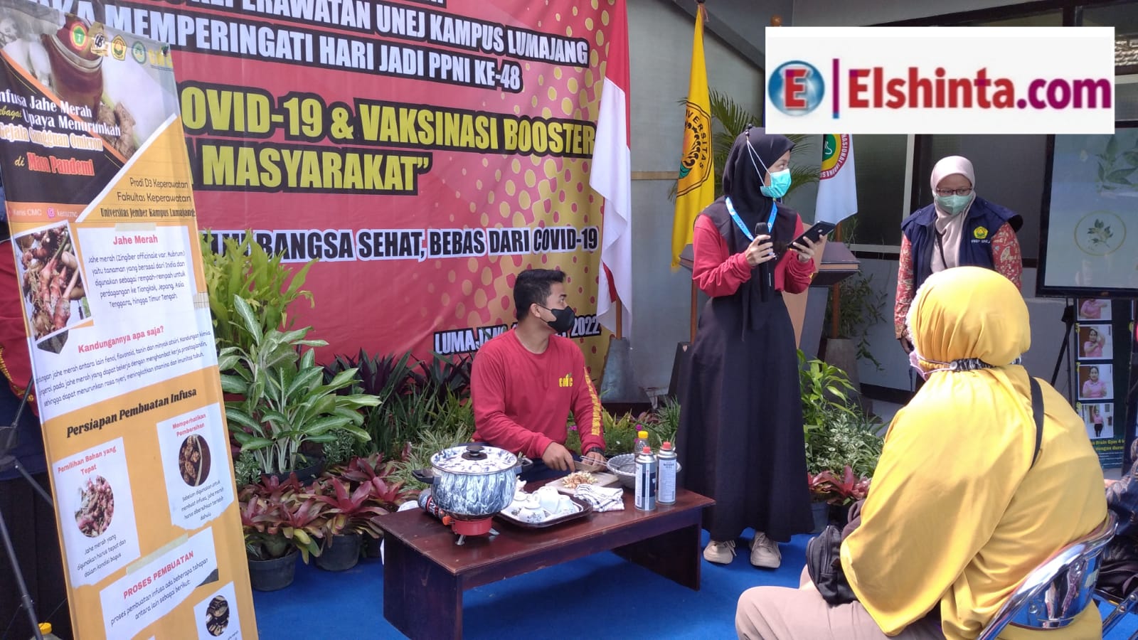 Tangkal Omicron, Dosen Keperawatan UNEJ: Biasakan minum jahe Tangkal Omicron, Dosen Keperawatan UNEJ: Biasakan minum jahe