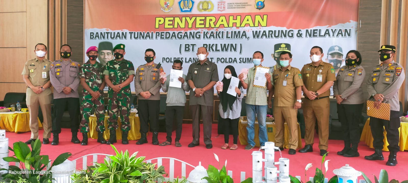 Polres Langkat launching bantuan tunai PKLWN Polres Langkat launching bantuan tunai PKLWN