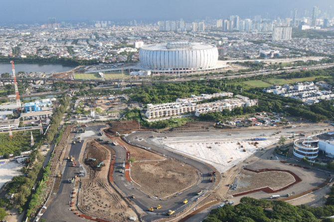 Wagub DKI: Pembangunan sirkuit Formula E capai 80 persen Wagub DKI: Pembangunan sirkuit Formula E capai 80 persen