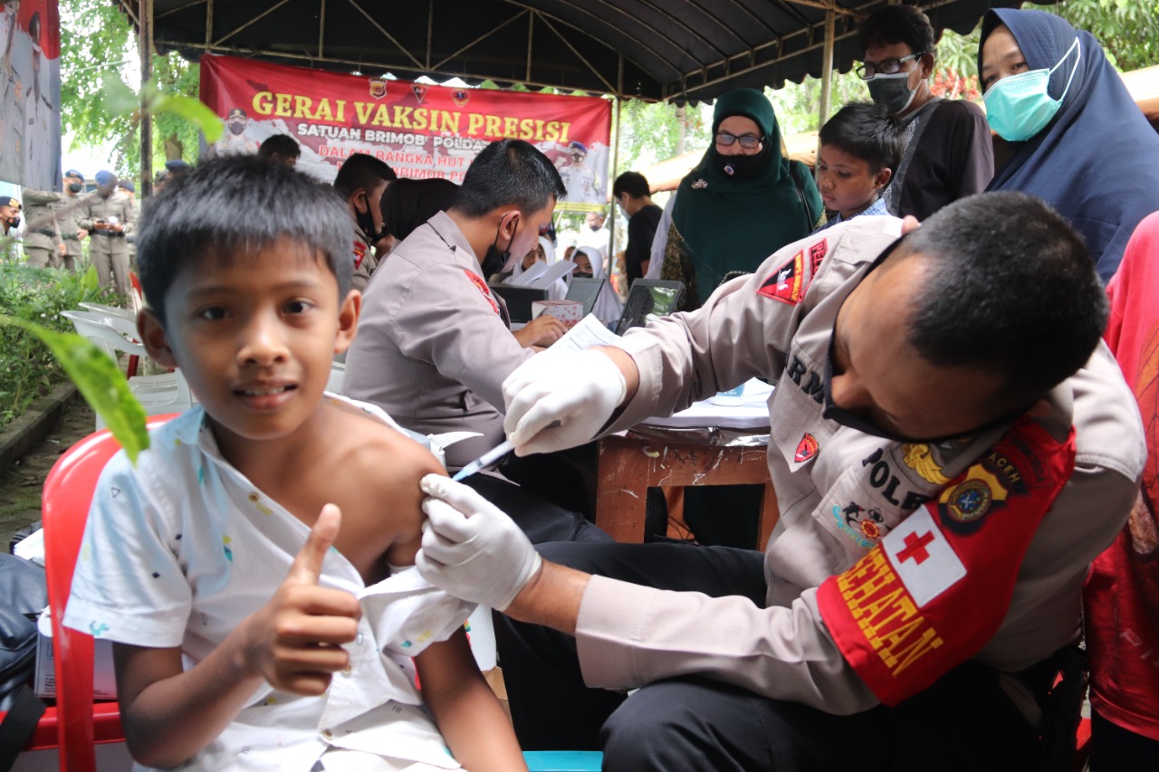 Capaian vaksinasi booster di wilayah hukum Polda Aceh meningkat Capaian vaksinasi booster di wilayah hukum Polda Aceh meningkat