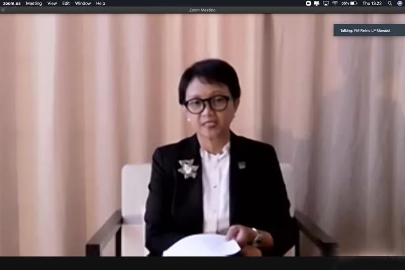 Menlu RI sampaikan posisi Indonesia terkait Ukraina pada Menlu Rusia