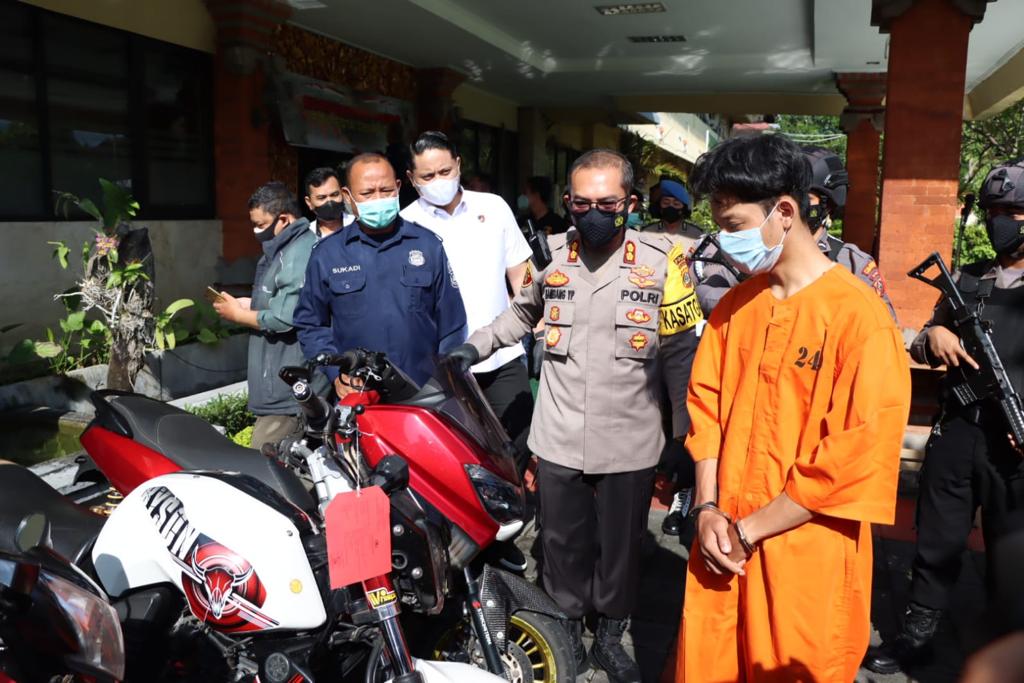 Resmob Sat Reskrim Polresta Denpasar amankan residivis curanmor Resmob Sat Reskrim Polresta Denpasar amankan residivis curanmor