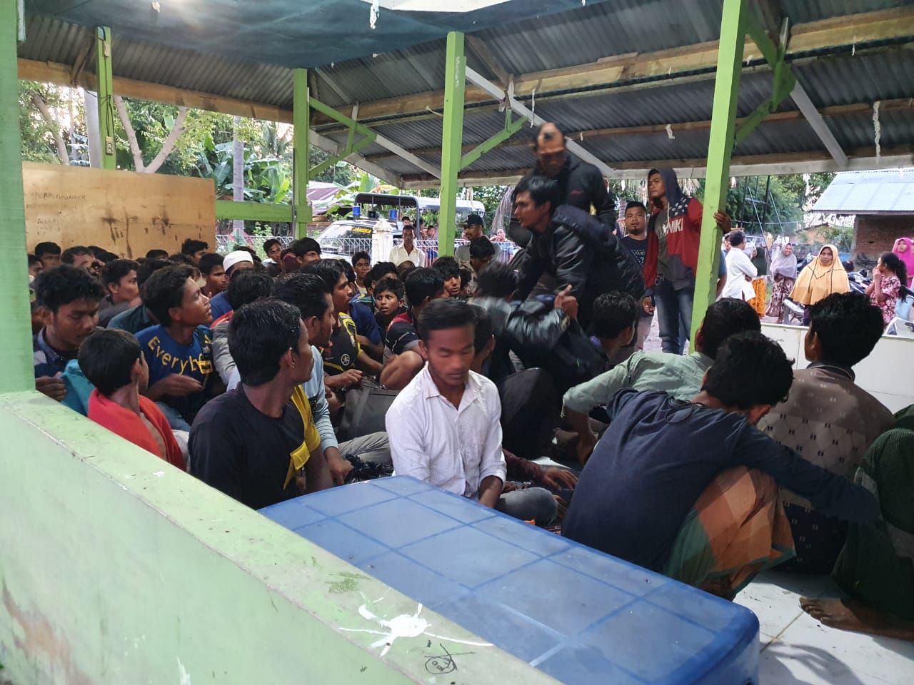 Terdampar di Bireun, 114 imigran Rohingya dikarantina di BLK Lhokseumawe Terdampar di Bireun, 114 imigran Rohingya dikarantina di BLK Lhokseumawe