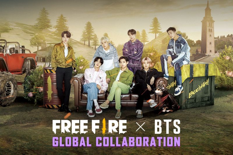 BTS jadi global brand ambassador Garena Free Fire BTS jadi global brand ambassador Garena Free Fire