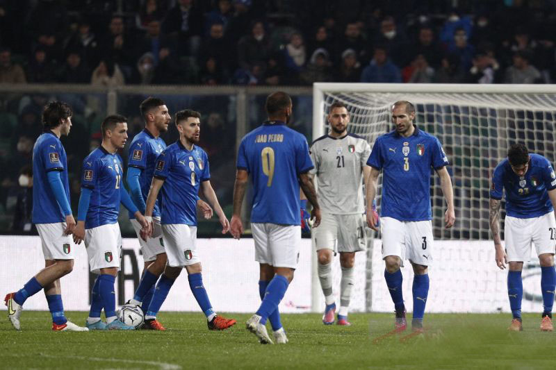 Dikalahkan Makedonia Utara, Italia tidak lolos ke Piala Dunia 2022