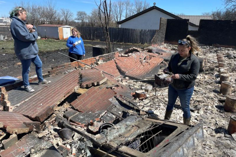 Kobaran api di Texas hancurkan 86 rumah, lalap 85 persen kota