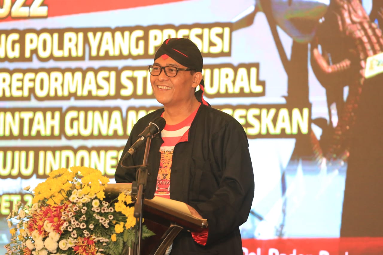 Rakernis Logistik Polri bernuansa reog dan warok