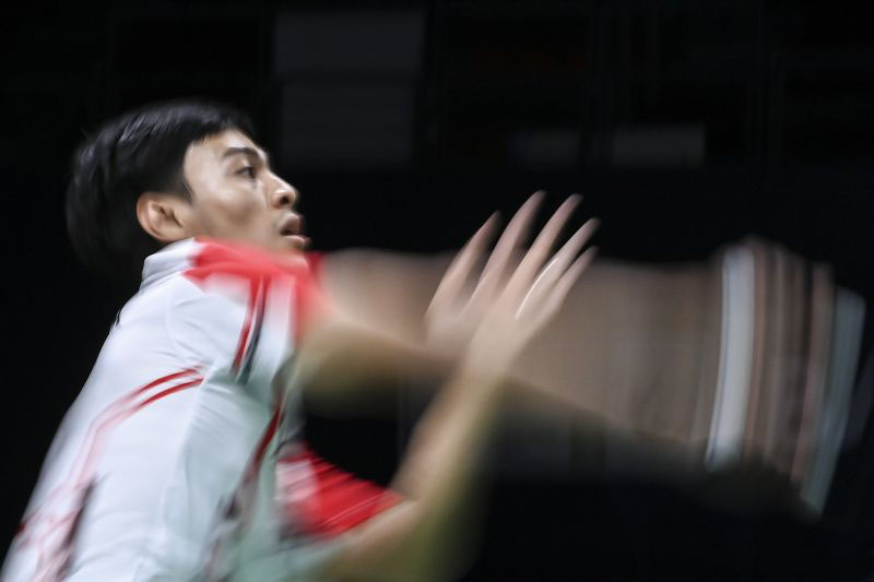 Shesar sumbang poin pertama bagi tim Thomas Indonesia atas Korsel Shesar sumbang poin pertama bagi tim Thomas Indonesia atas Korsel