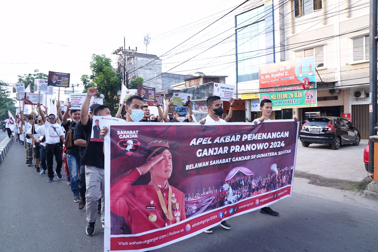 Ribuan warga Sumsel ikuti apel akbar Sahabat Ganjar Ribuan warga Sumsel ikuti apel akbar Sahabat Ganjar
