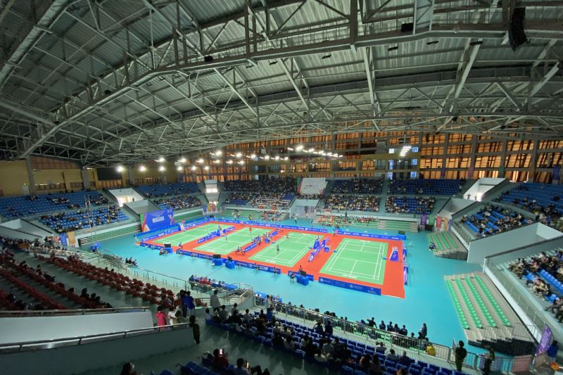 Bulu tangkis beregu putri Indonesia jumpa Thailand di final SEA Games Bulu tangkis beregu putri Indonesia jumpa Thailand di final SEA Games