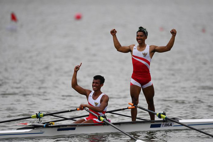 Dayung tambah perolehan emas Indonesia dalam SEA Games Vietnam Dayung tambah perolehan emas Indonesia dalam SEA Games Vietnam