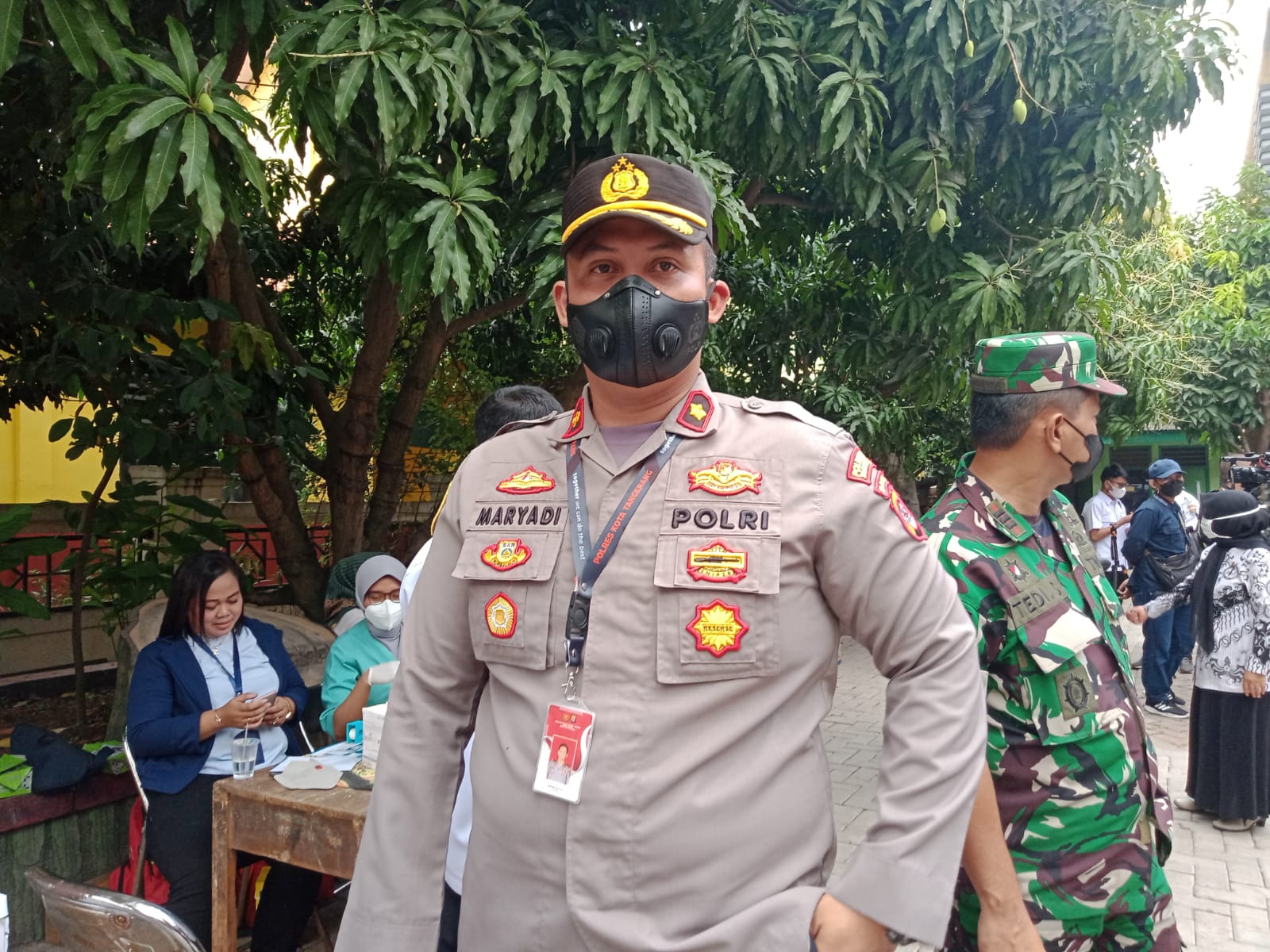 Jelang Kenaikan Isa Almasih, Polsel Pasar Kemis sterilisasi gereja Jelang Kenaikan Isa Almasih, Polsel Pasar Kemis sterilisasi gereja