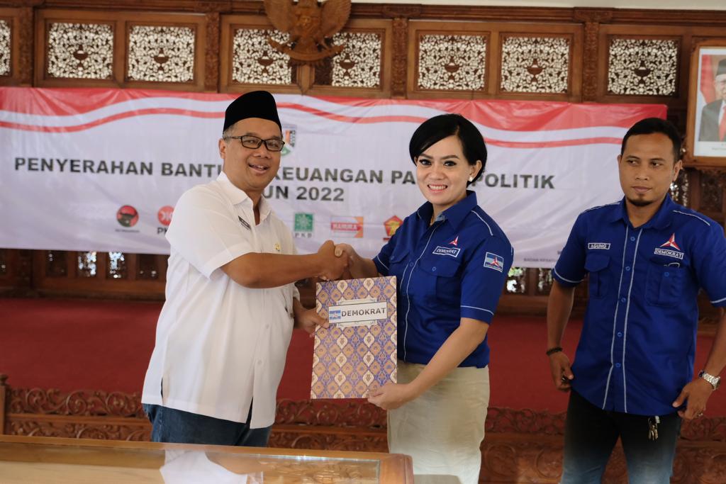 Parpol dapat bantuan dana total Rp568 juta dari Pemkot Magelang