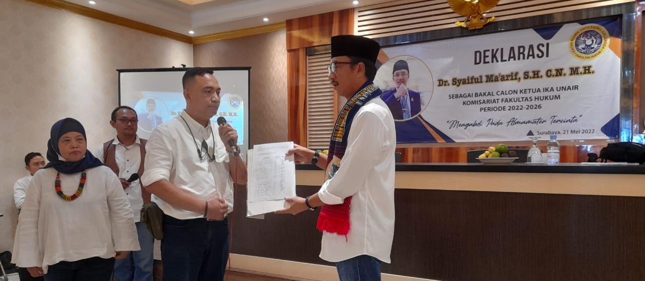 Balon ketua IKA Universitas Airlangga janji sinergiskan potensi alumni Balon ketua IKA Universitas Airlangga janji sinergiskan potensi alumni