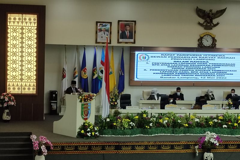 BPK RI temukan enam poin perbaikan bagi Pemprov Lampung pada LKPD 2021 BPK RI temukan enam poin perbaikan bagi Pemprov Lampung pada LKPD 2021
