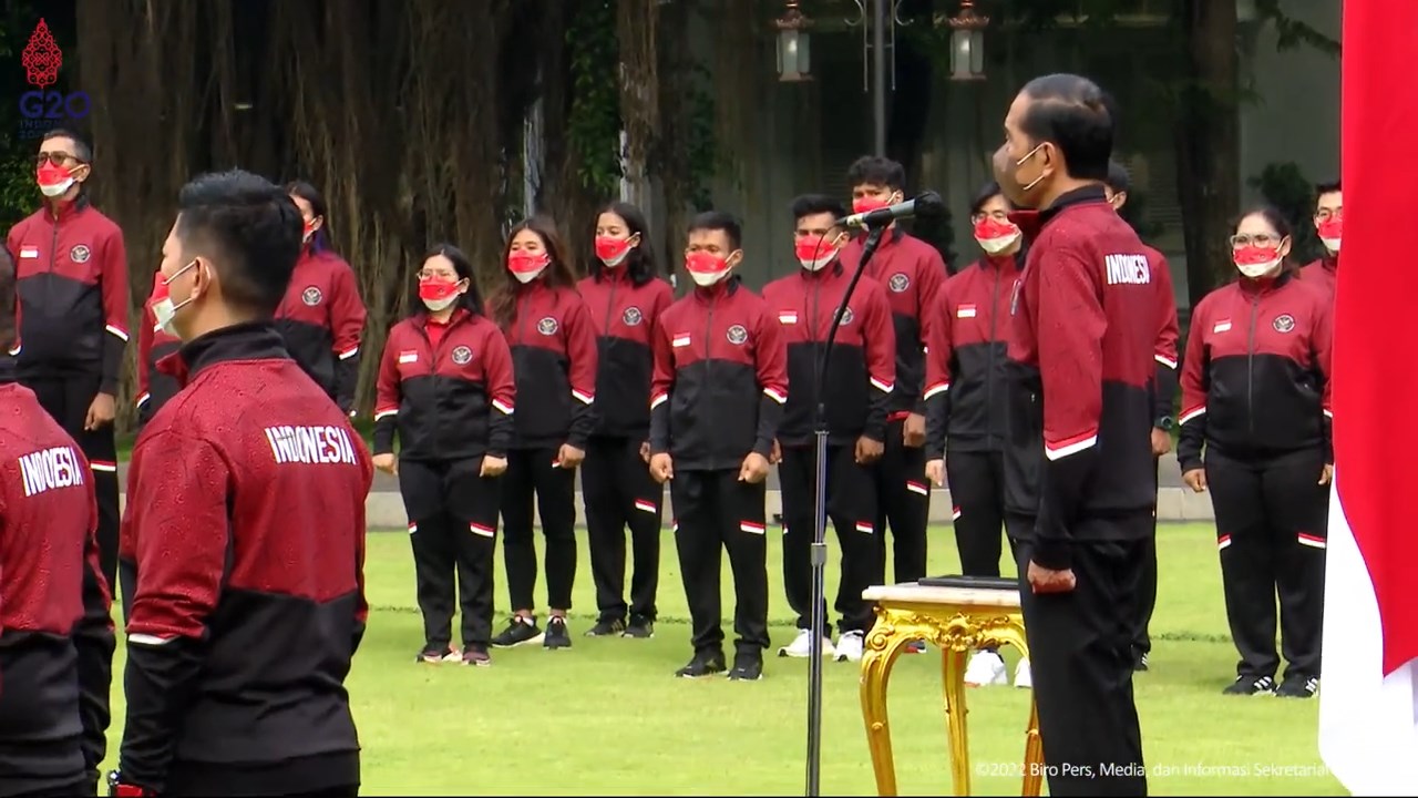Jokowi target minimal juara ketiga dalam SEA GAMES 2022 Vietnam Jokowi target minimal juara ketiga dalam SEA GAMES 2022 Vietnam