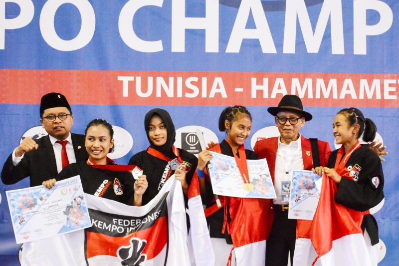 Atlet RI raih prestasi membanggakan di kejuaraan Kempo di Tunisia Atlet RI raih prestasi membanggakan di kejuaraan Kempo di Tunisia