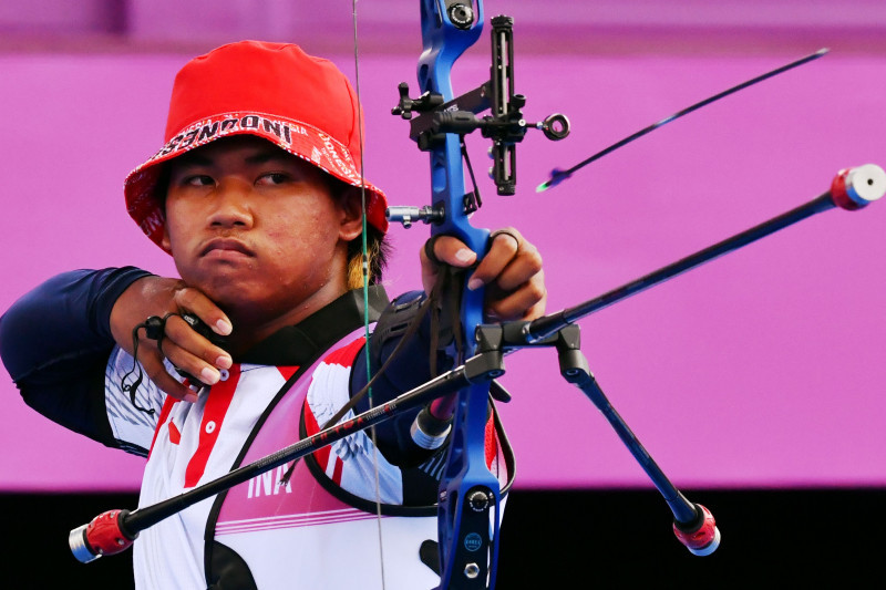 Pemanah Arif dan Rezza terbaik pada kualifikasi recurve SEA Games 2021 Pemanah Arif dan Rezza terbaik pada kualifikasi recurve SEA Games 2021