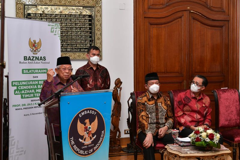 Wapres minta diaspora Indonesia di Mesir jadi penghubung jalur rempah Wapres minta diaspora Indonesia di Mesir jadi penghubung jalur rempah