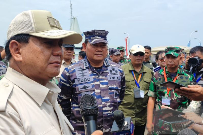 Menhan bertekad terus perkuat TNI Angkatan Laut