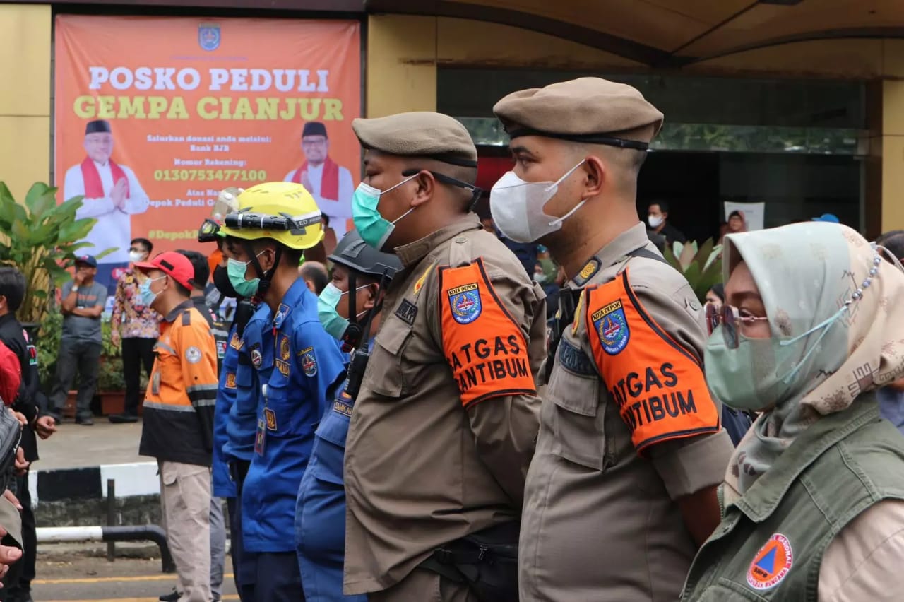 Pemkot Depok berangkatkan Tim Peduli Cianjur    