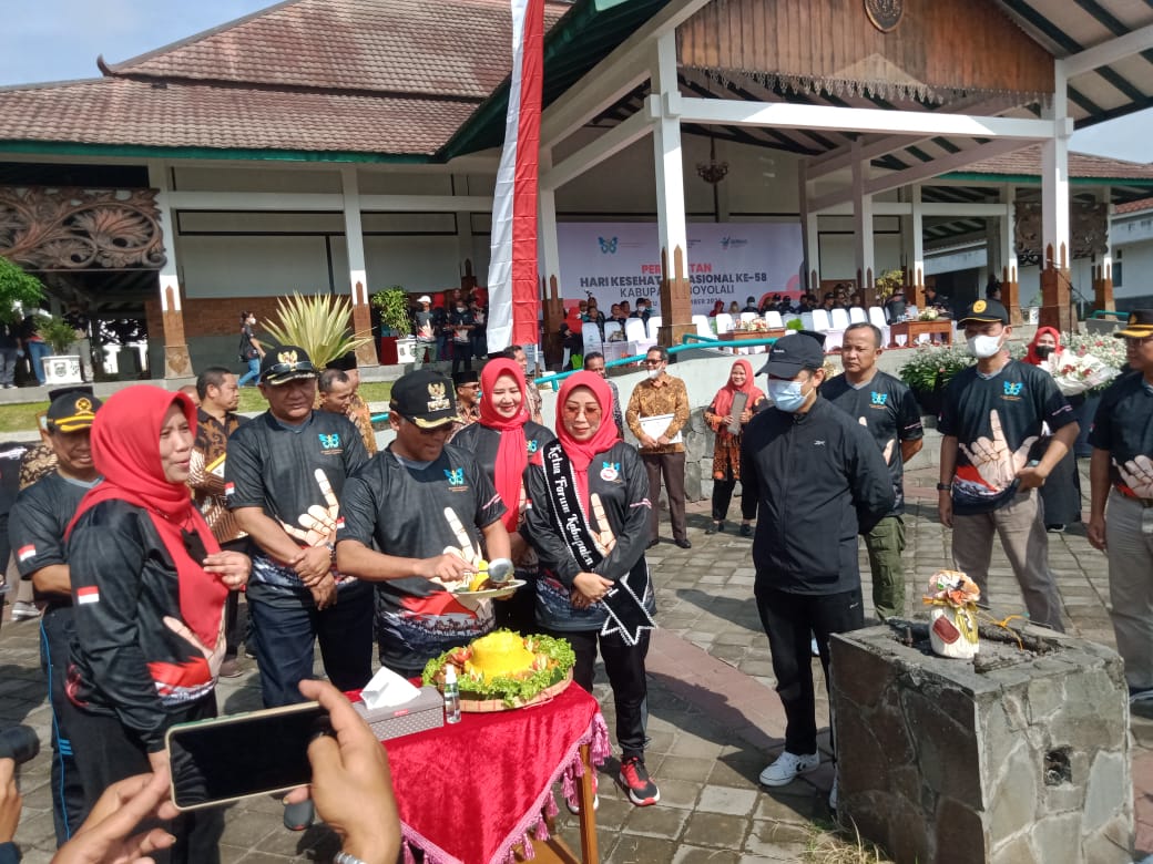 Wujudkan Indonesia Sehat, 1.000 orang di Boyolali gelar senam bersama Wujudkan Indonesia Sehat, 1.000 orang di Boyolali gelar senam bersama