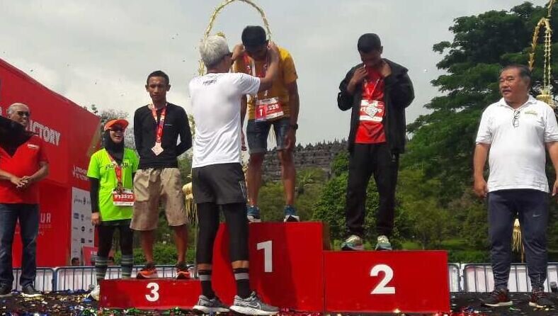 Khairullah pertama kali ikut Borobudur Marathon langsung raih juara Khairullah pertama kali ikut Borobudur Marathon langsung raih juara