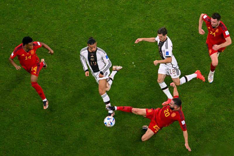 Laga Jerman vs Spanyol berakhir imbang 1-1 Laga Jerman vs Spanyol berakhir imbang 1-1