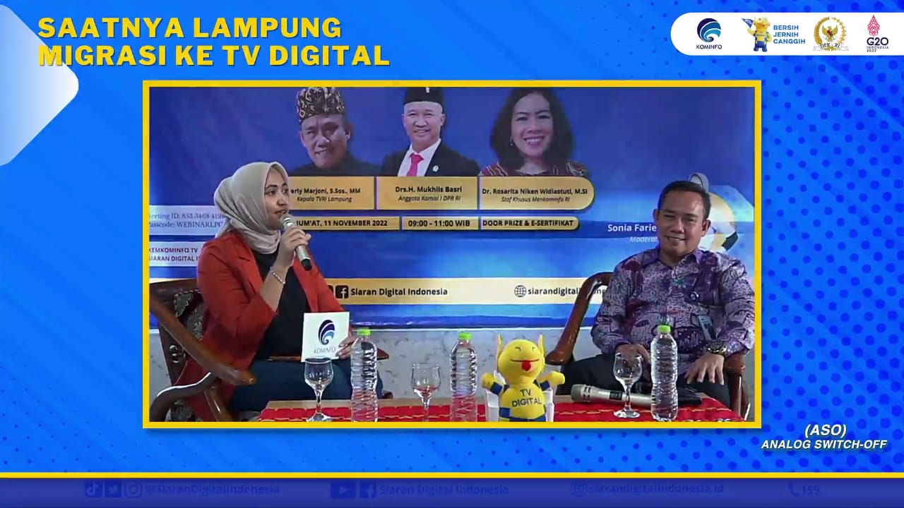 Warga Lampung terima STB, Kemenkominfo sosialisasi migrasi siaran TV digital