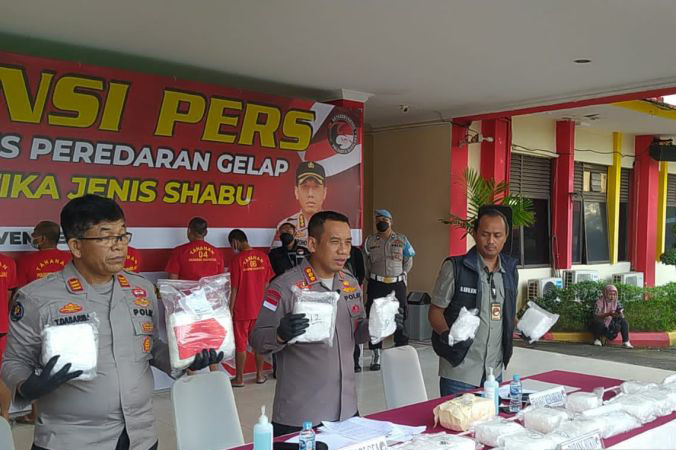 Polresta Barelang gagalkan peredaran 26,5 kg sabu-sabu