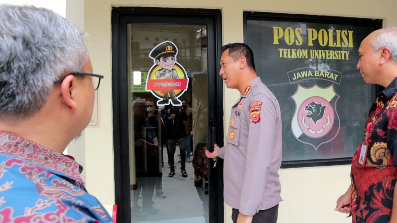Antisipasi kejahatan di kampus, Kapolresta Bandung resmikan Pospol Telkom University Antisipasi kejahatan di kampus, Kapolresta Bandung resmikan Pospol Telkom University