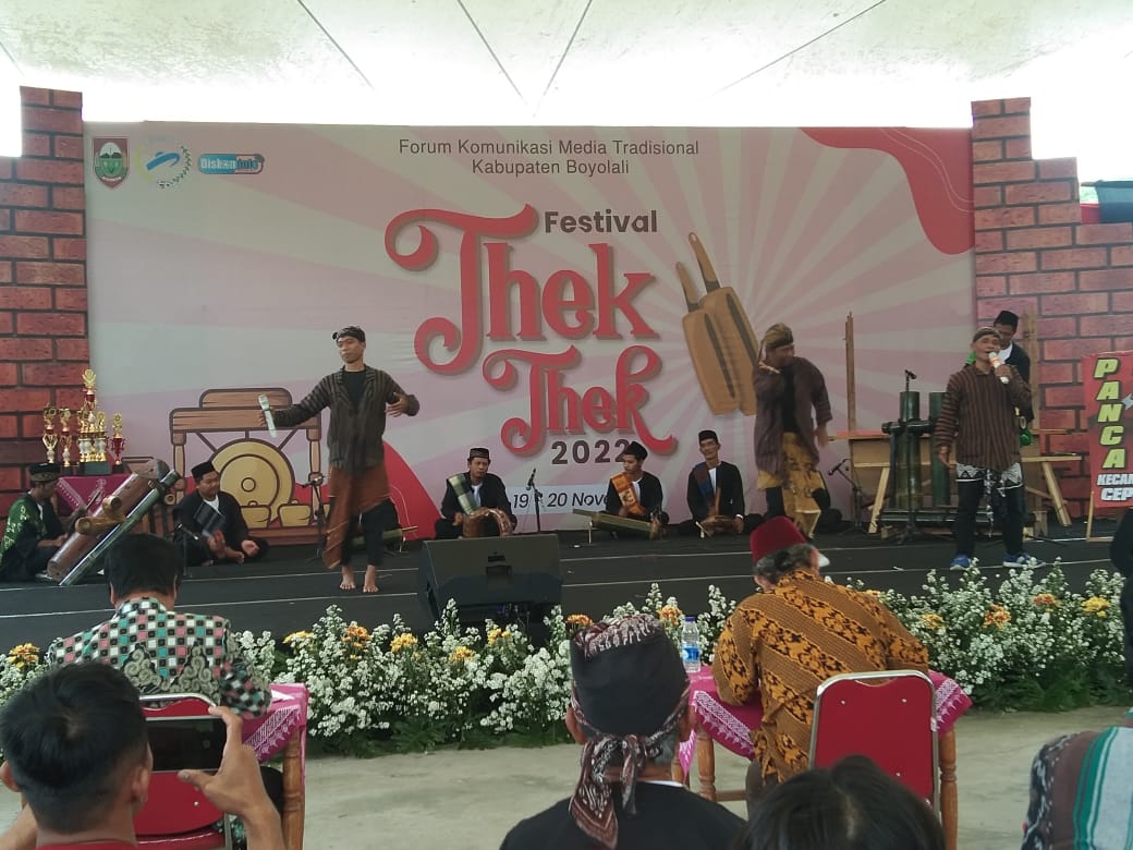 Lestarikan media tradisional, Pemkab Boyolali gelar Festival Thek Thek