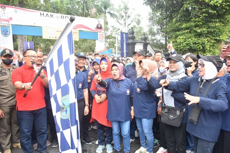 Ratusan peserta ikuti jalan sehat Salatiga Kita Festival Ratusan peserta ikuti jalan sehat Salatiga Kita Festival