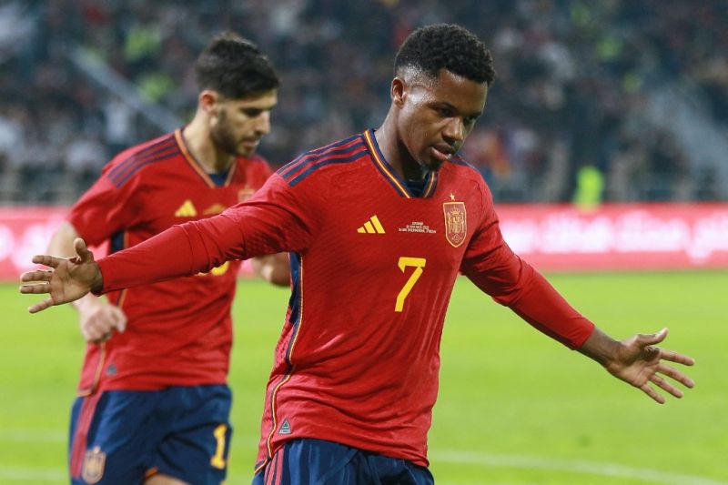 Spanyol tekuk Yordania 3-1 dalam pemanasan Piala Dunia Spanyol tekuk Yordania 3-1 dalam pemanasan Piala Dunia